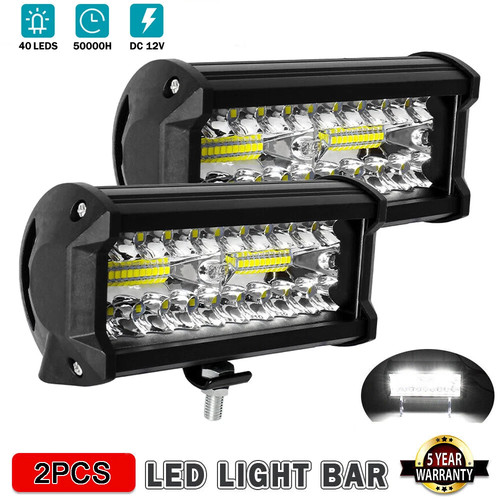 9000lm led - 2x, 7"