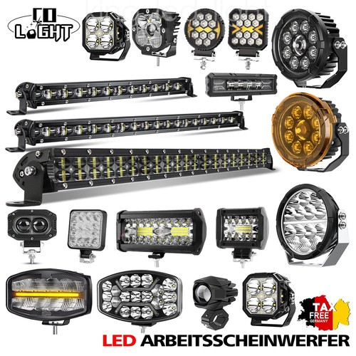 Led arbeitsscheinwerfer - 2x,