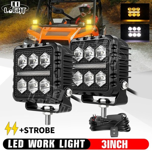 Led arbeitsscheinwerfer - 2x,