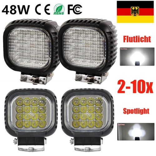 Led arbeitsscheinwerfer 10x - arbeitsscheinwerfer, -10x