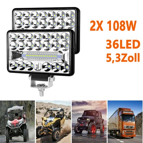 Led arbeitsscheinwerfer kfz - 2x,